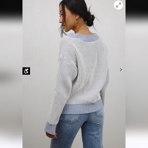 Sincerely Jules Knit Sweater In Blue Sz S
